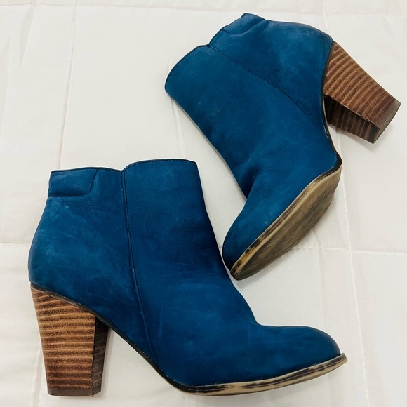 Aldo Womens Blue Ankle Boots/Booties Size 6 1/2 - Picture 5 of 10